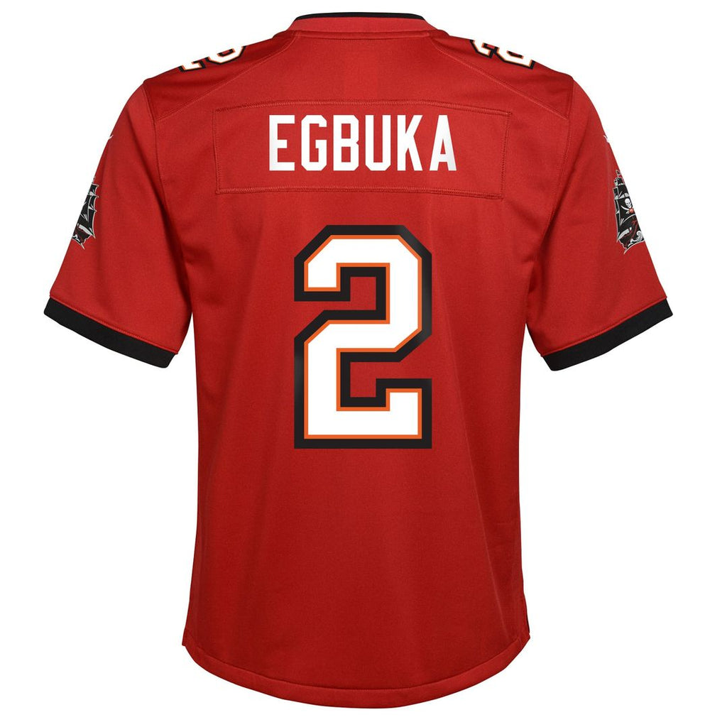 Emeka Egbuka Tampa Bay Buccaneers Nike Youth White Game Jersey - White