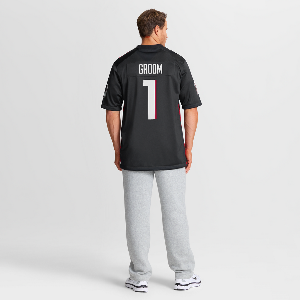 Number 1 Groom Atlanta Falcons Nike Game Jersey - Black