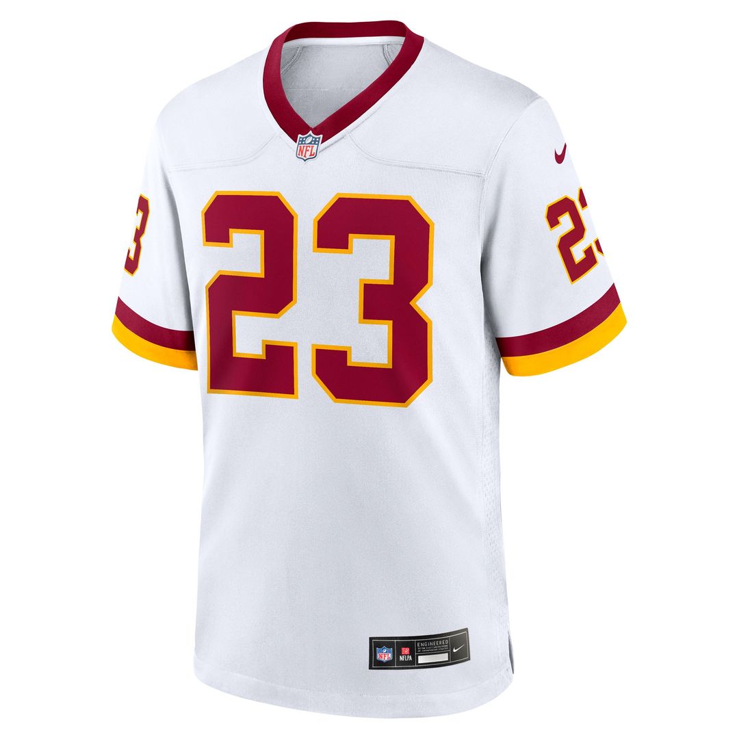 Trey Amos Washington Commanders Nike Game Super Bowl Era Jersey - White