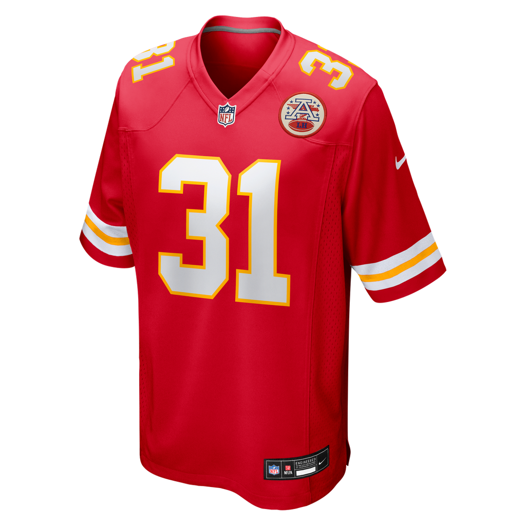Jeffrey Bassa Kansas City Chiefs Nike Team Game Jersey -  Red