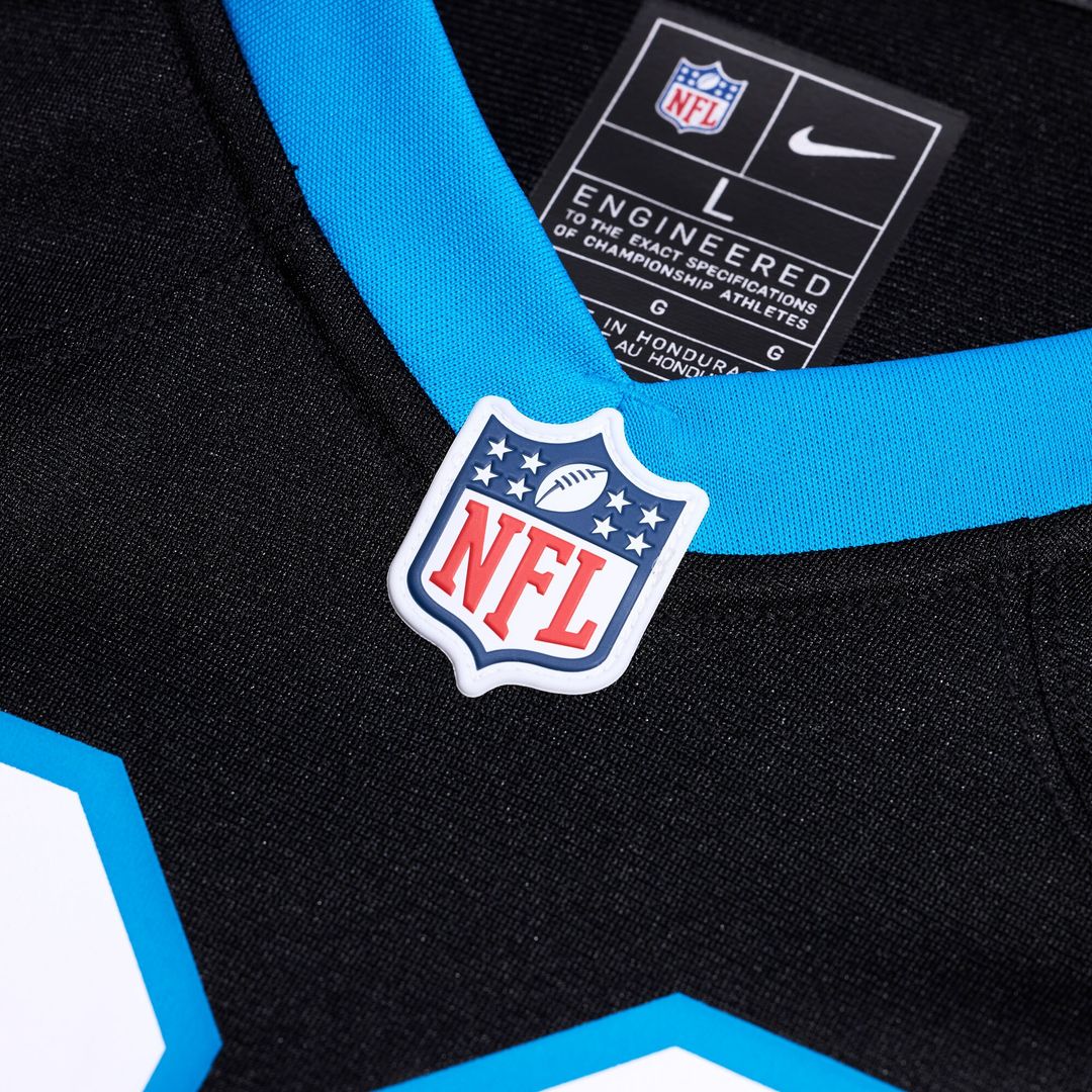 James Mitchell Carolina Panthers Nike Team Game Jersey -  Black