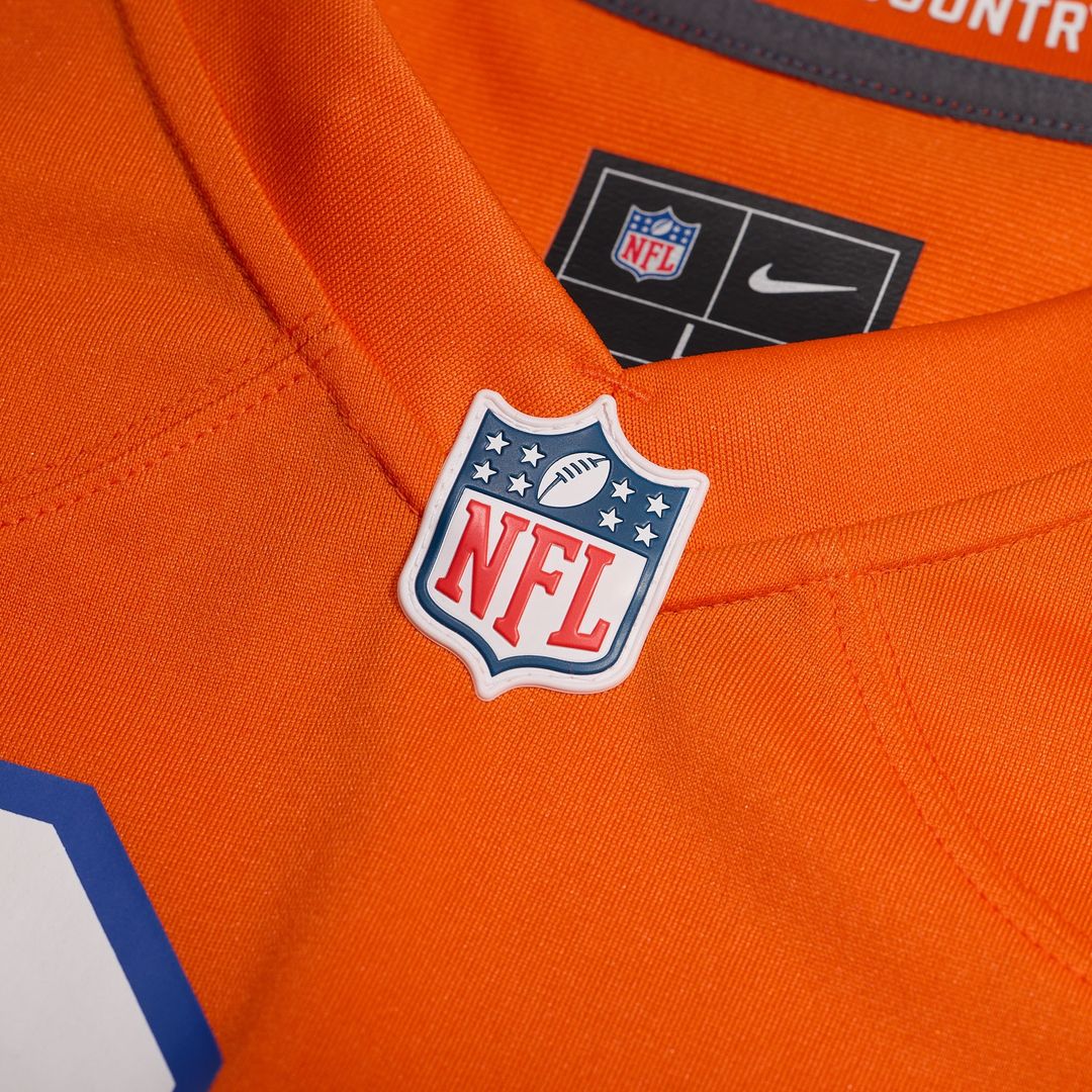 Bo Nix Denver Broncos Nike Mile High Collection 1977 Throwback Player Game Jersey - Orange