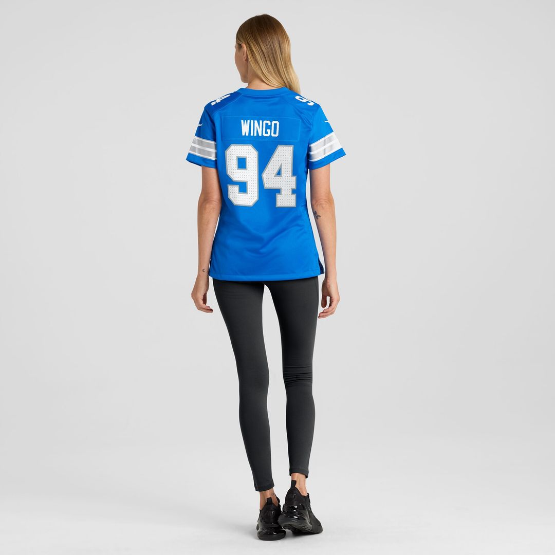 Mekhi Wingo Detroit Lions Nike Women's Team Game Jersey -  Blue