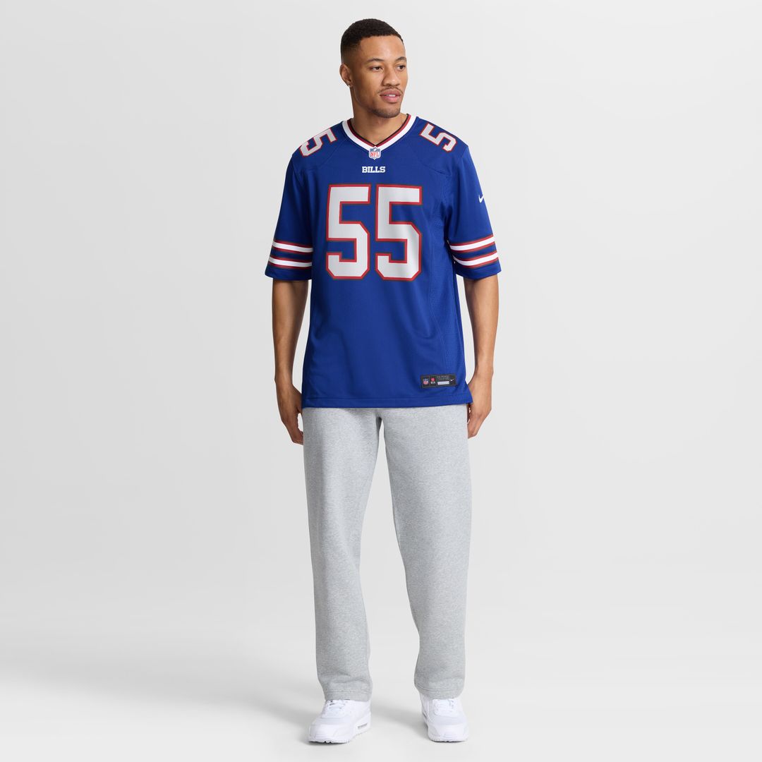 Michael Hoecht Buffalo Bills Nike Team Game Jersey -  Royal