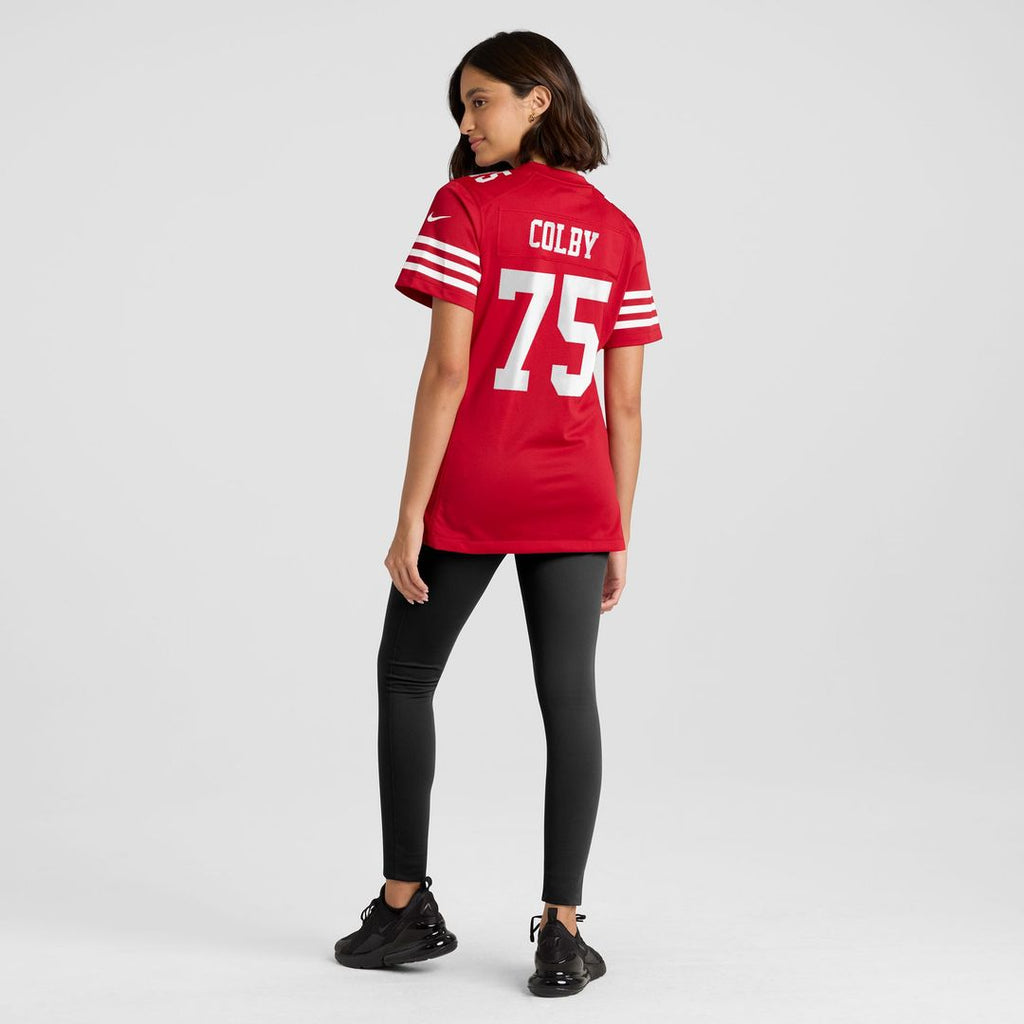 Connor Colby San Francisco 49ers Nike Women's Team Game Jersey -  Scarlet