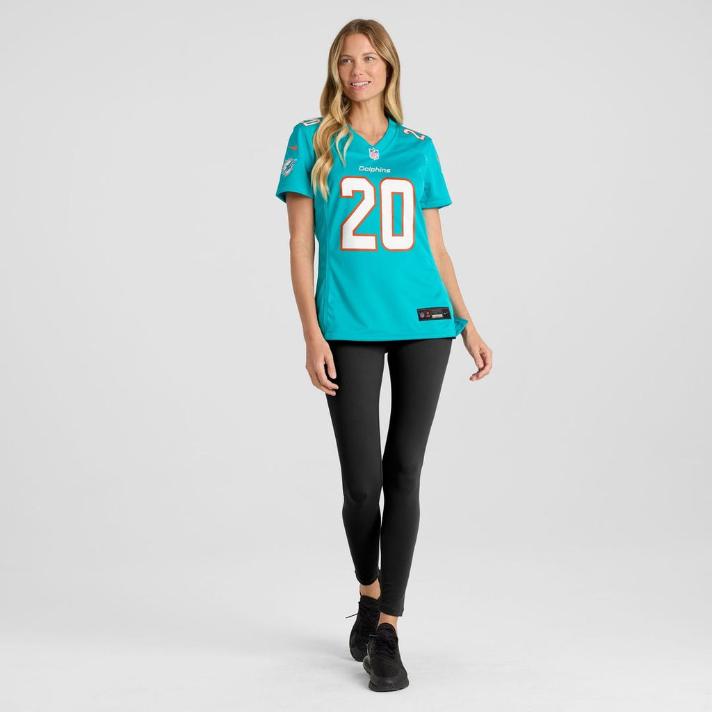 Jordyn Brooks Miami Dolphins Nike Women's  Game Jersey -  Aqua