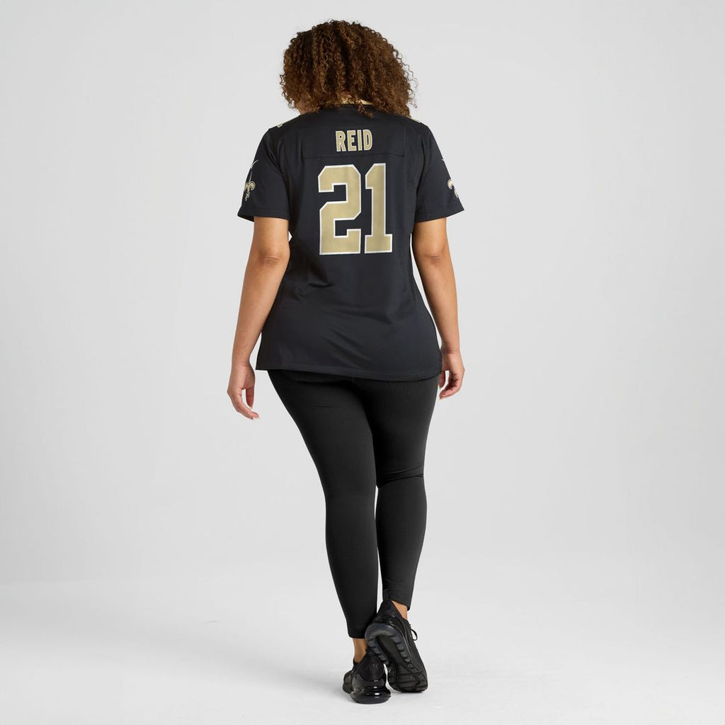 Justin Reid New Orleans Saints Nike Women's Team Game Jersey -  Black