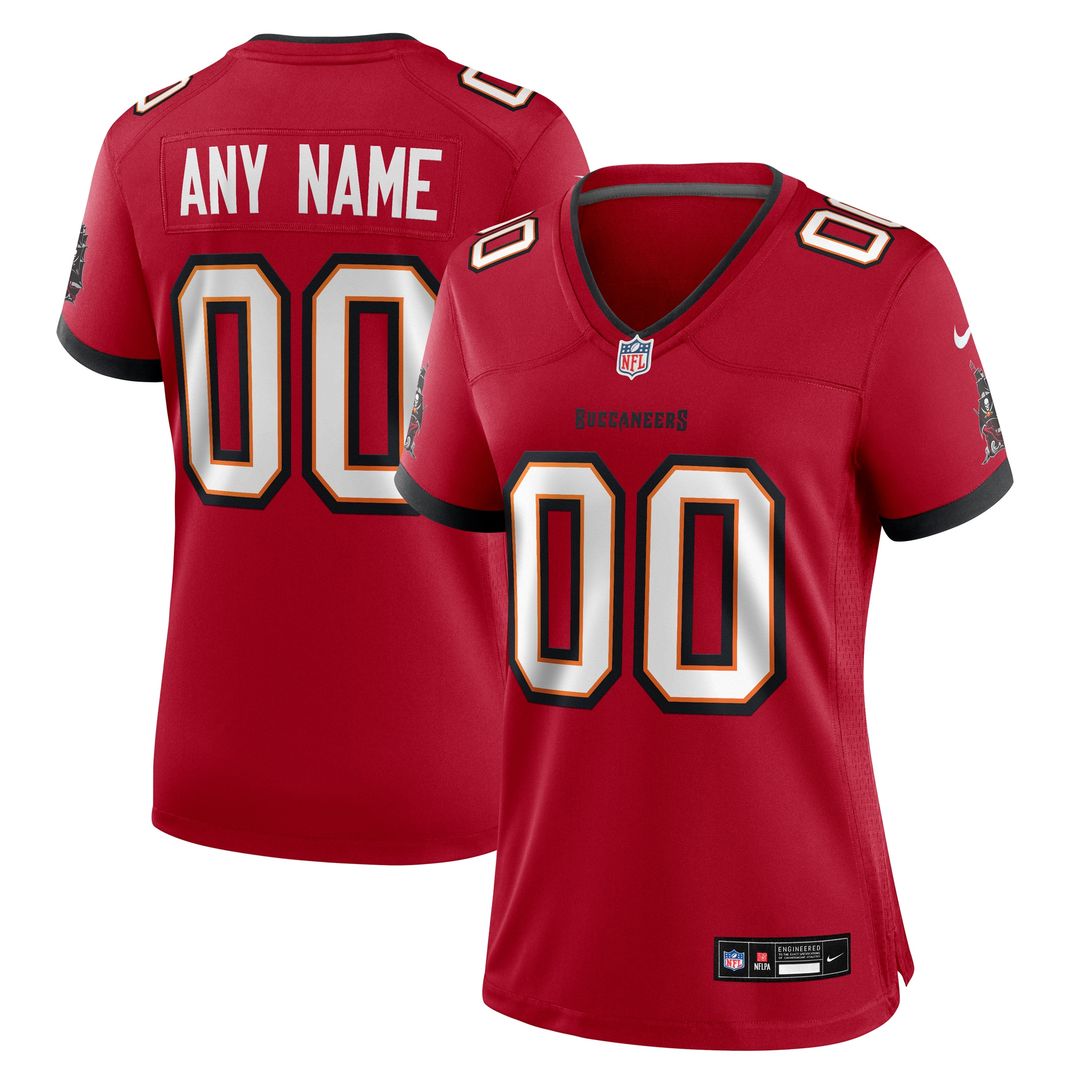 Tampa Bay Buccaneers Nike Women's Alternate Custom Game Jersey - Pewter