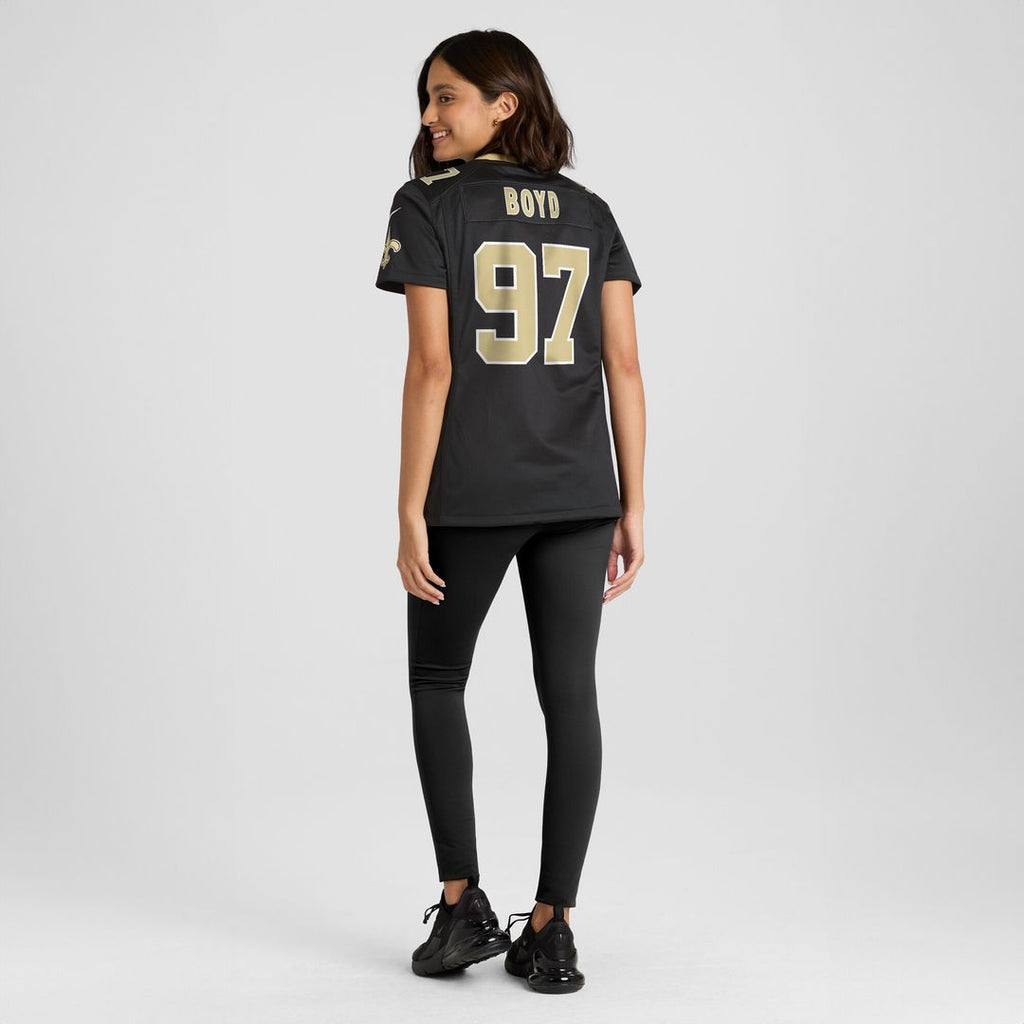 Khristian Boyd New Orleans Saints Nike Women's  Game Jersey -  Black