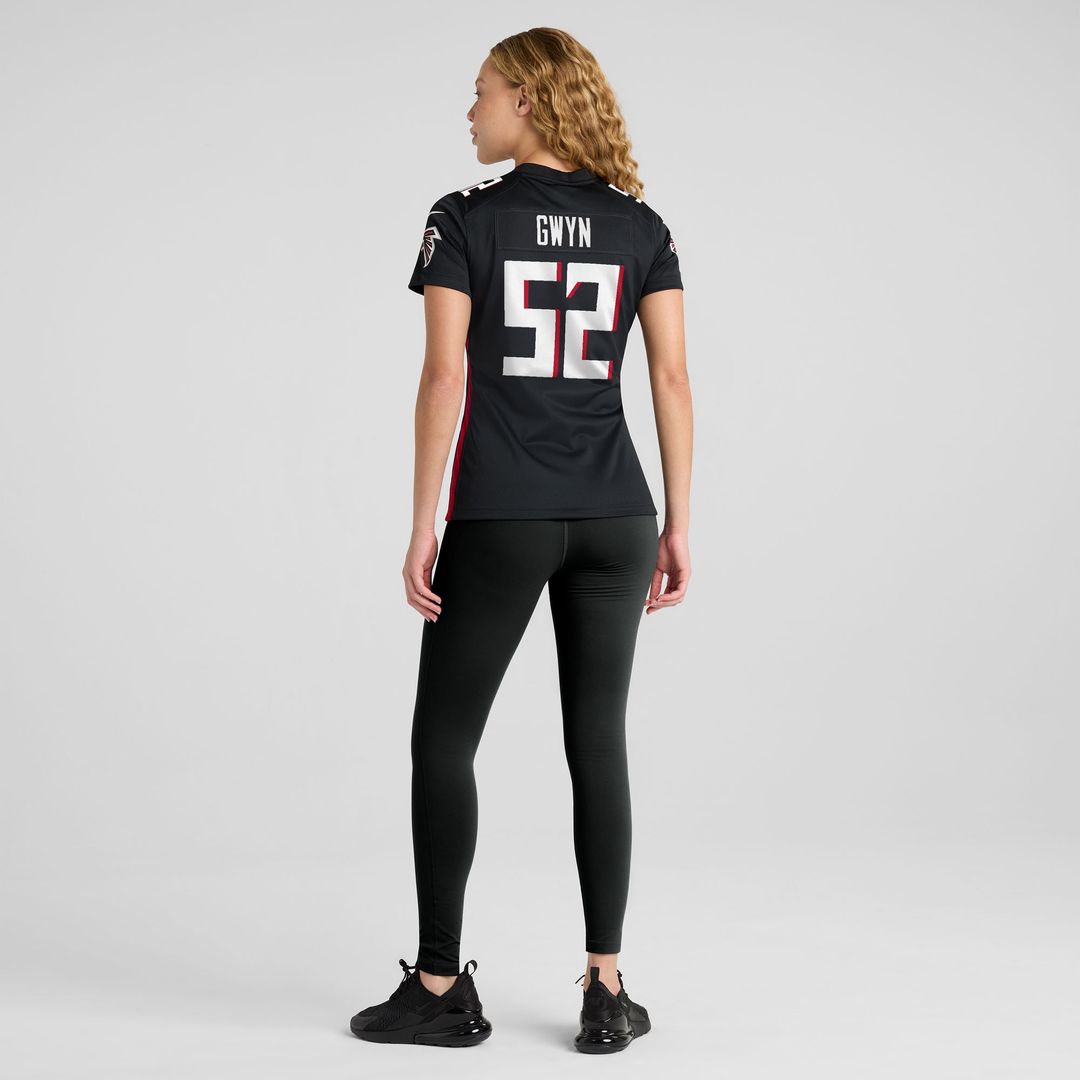 Jovaughn Gwyn Atlanta Falcons Nike Women's Team Game Jersey -  Black