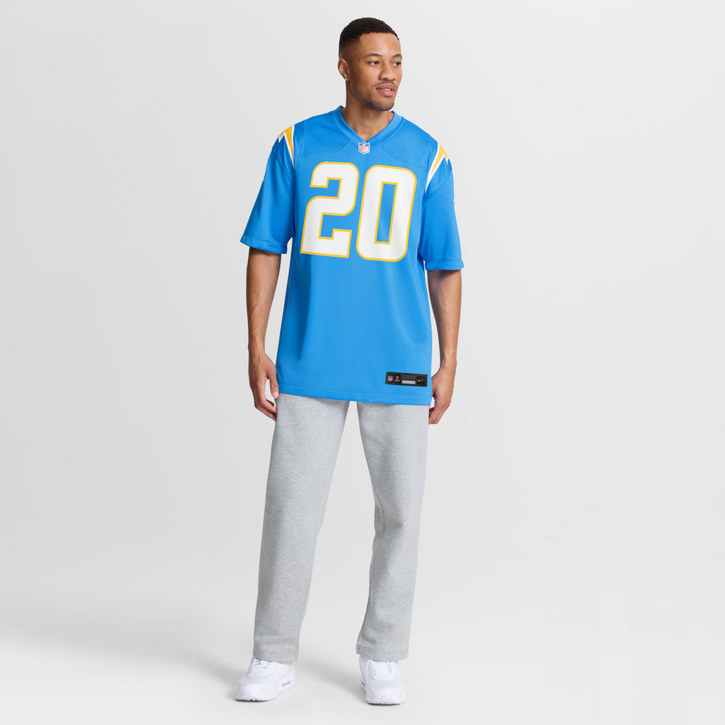 Cam Hart Los Angeles Chargers Nike Team Game Jersey -  Powder Blue