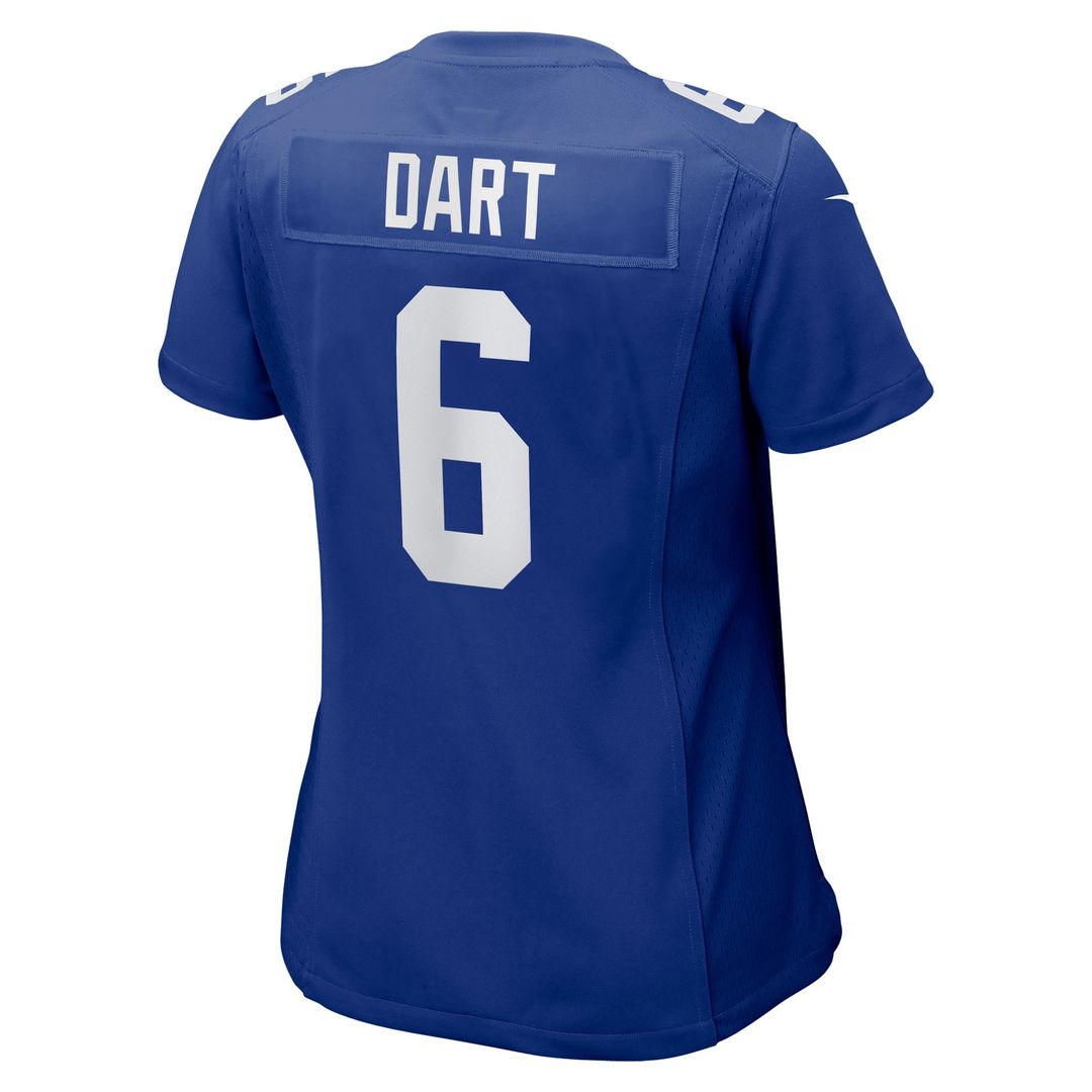 Jaxson Dart New York Giants Nike Women's Team  Game Jersey -  Royal